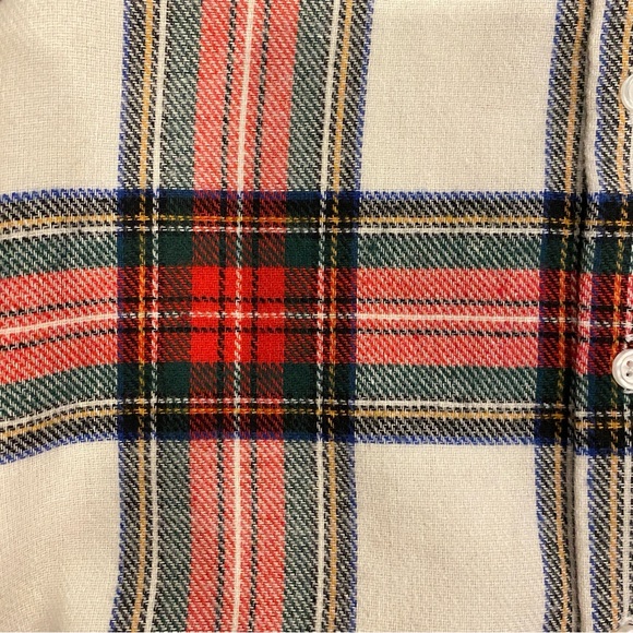 Edgehill Collection, NWT boy 5T Red Green plaid shirt, long sleeve Holiday - Picture 2 of 5